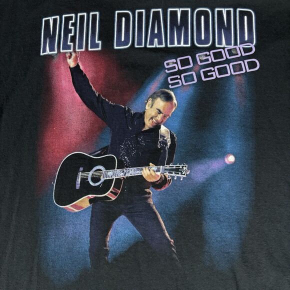 Neil Diamond 2012 World Tour T-Shirt So Good So Good Concert Size 2XL - Picture 2 of 6